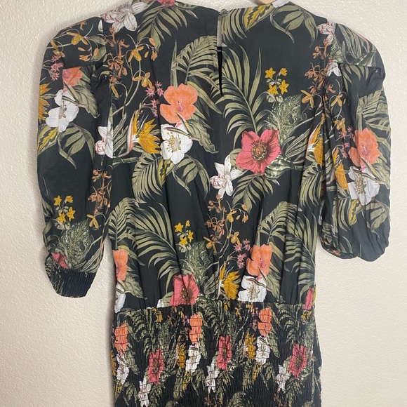 Rebecca Minkoff Geneva Printed Smock Dress / Silk Floral Bohemian / Size Small - Picture 10 of 10